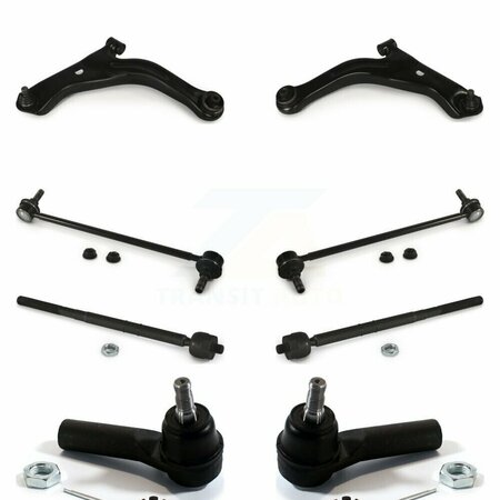 TOP QUALITY Front Suspension Control Arm And Ball Joint Tie Rod End Link Kit 8Pc For Mazda Tribute K72-100130